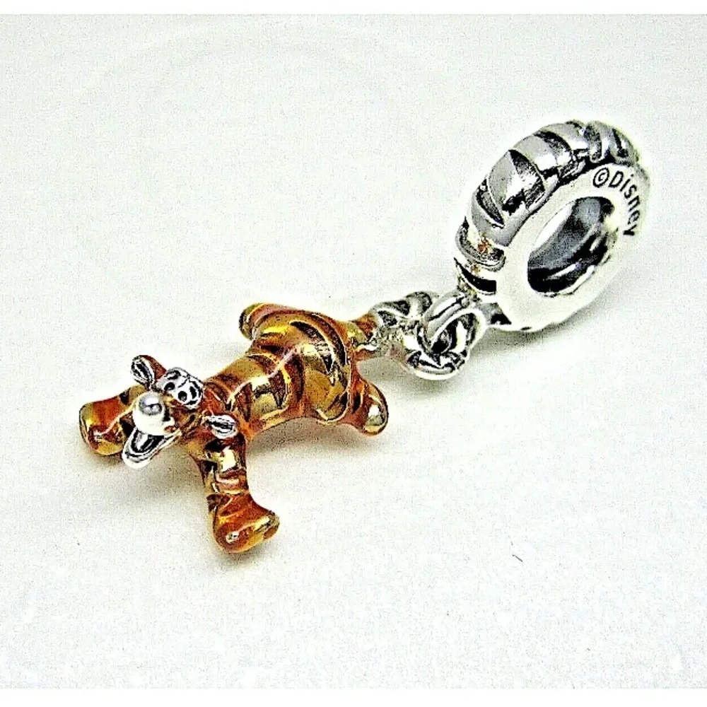 Gold Winnie the Pooh Friend Dangle Charm